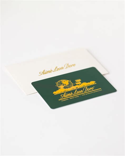 aime leon dore gift card.